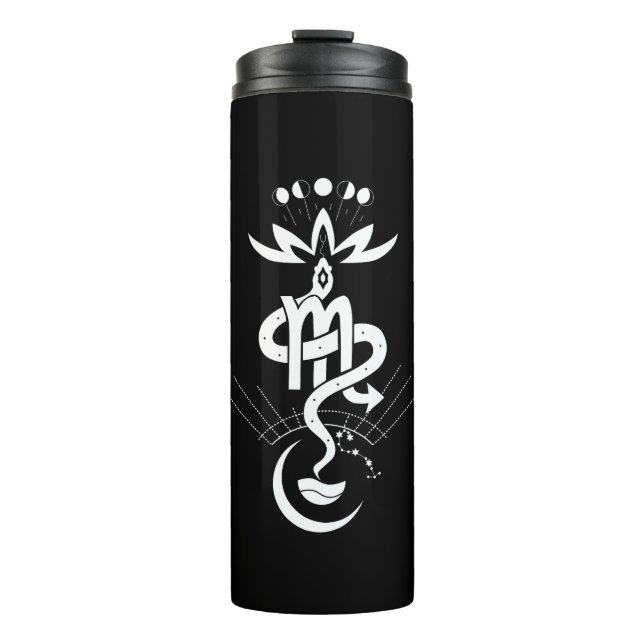 Original design for 2025 Snake printing, Scorpio Thermal Tumbler (Front)