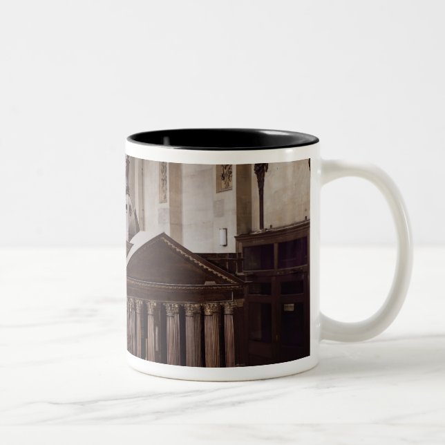 Original Design for St. Paul's Cathedral Two-Tone Coffee Mug (Right)