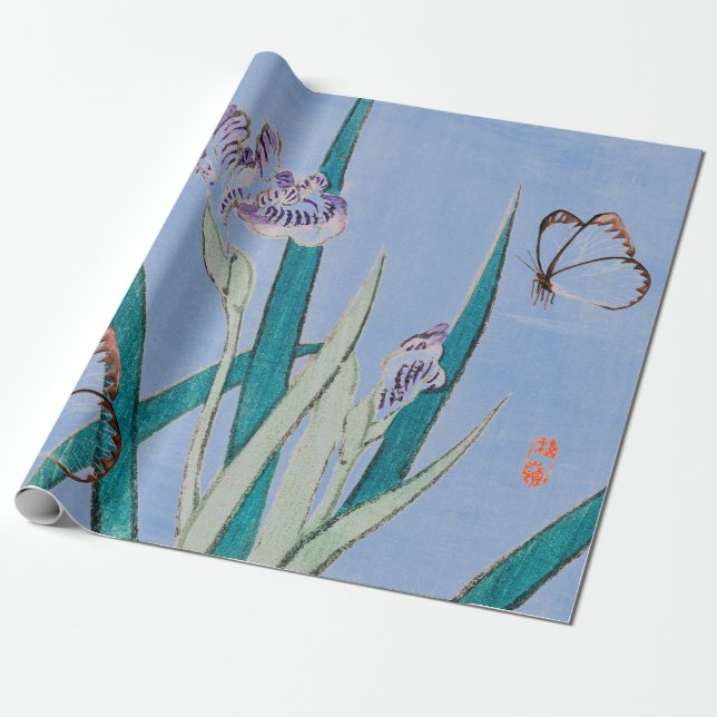 ORIGINAL DESIGN IRIS Wrapping Paper (Unrolled)
