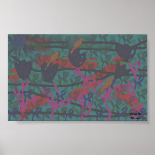 original digital art poster on archival paper