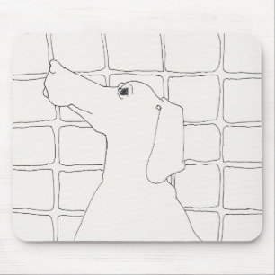 Original Dog Drawing Chinese Dog Year 2018 mouse P Mat