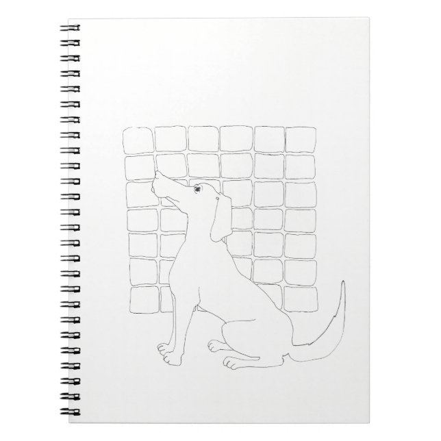 Original Dog Drawing Chinese Dog Year 2018 NoteB Notebook (Front)