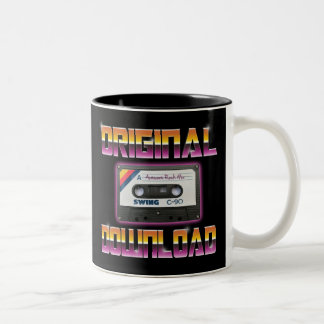 Original Download Cassette Two-Tone Coffee Mug