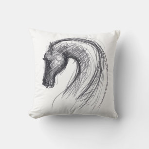 Original Drawing 1 Horse Year Zodiac Birthday P Cushion