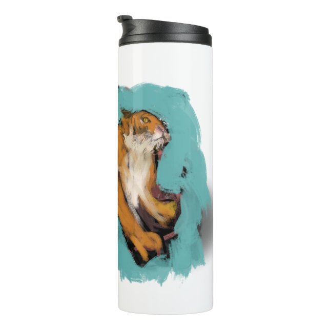 Original Drawing Chinese Tiger Year Birthday TT03 Thermal Tumbler (Rotated Right)