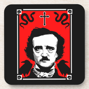 Original Edgar Allan Poe   Coaster