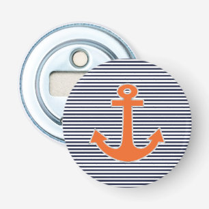 Original Embroidery Anchor Captain Nautical Bottle Opener