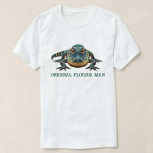Original Florida Man with Alligator T-Shirt