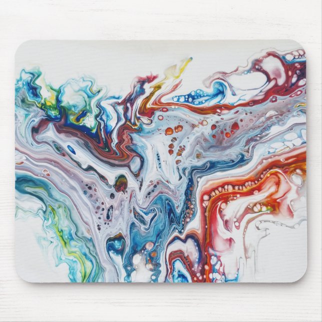 Original fluid art mouse pad (Front)