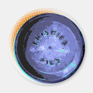 Original Frisbee Pie Tin Pop-Art Magnet