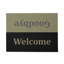 Original fun custom Welcome, Goodbye…