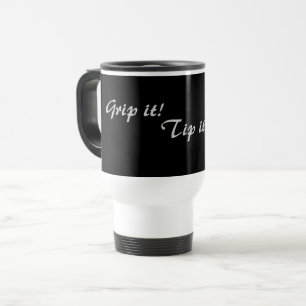 original fun drinking slogan text travel mug