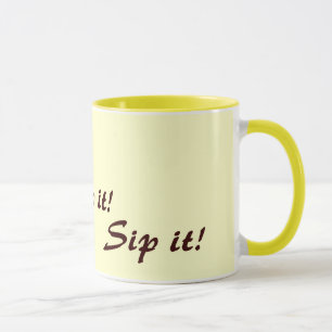 original fun tea drinking slogan mug