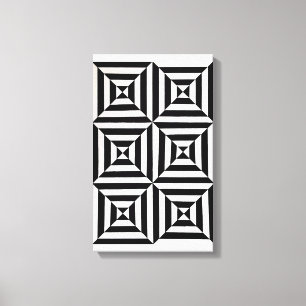 Original Geometric Design by Dominic Joyce Canvas Print