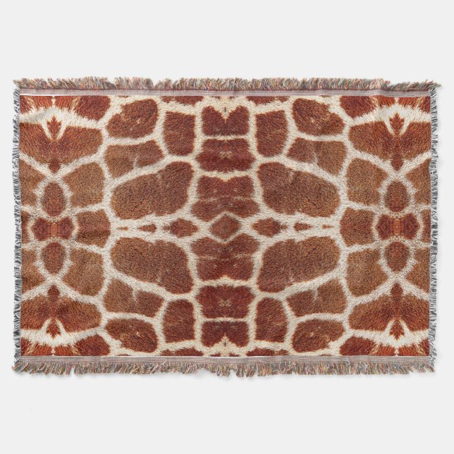 Original giraffe fur throw blanket (Front)