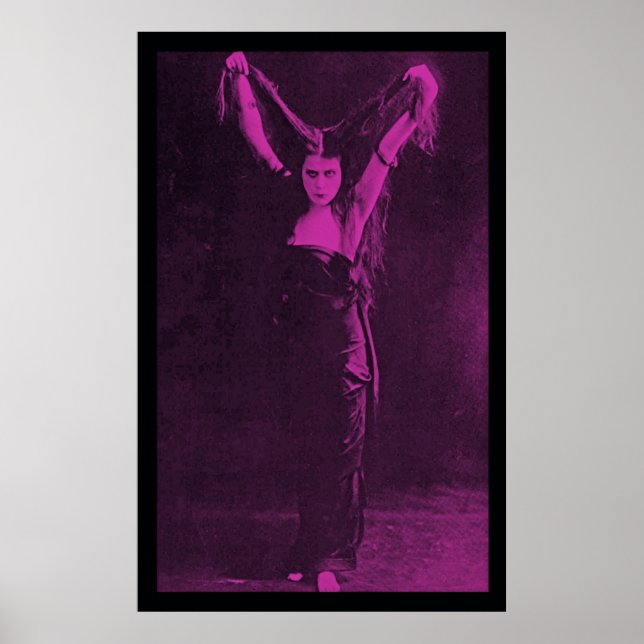 Original Goth Girl Theda Bara Poster (Front)