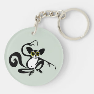 Original graphic - Cool AYE-AYE - Nature Key Ring