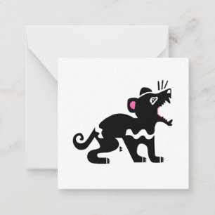 Original graphic - TASMANIAN DEVIL -Marsupial Card