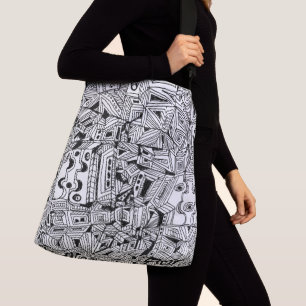 Original hand-Drawn Doodles Big Bag