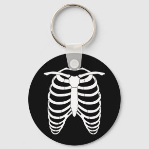 Original Horror Ribcage of a skeleton Halloween Key Ring