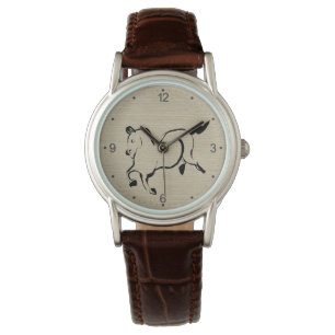 Original Horse Painting Chinese Zodiac Birthday W5 Watch
