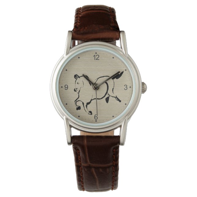 Original Horse Painting Chinese Zodiac Birthday W5 Watch (Front)