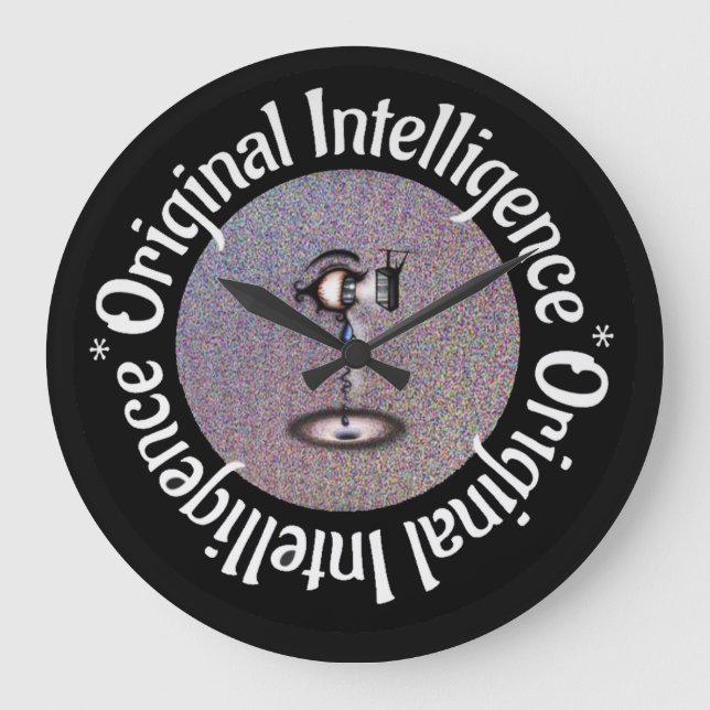 Original Intelligence (O.I.) Wall Clock (Front)