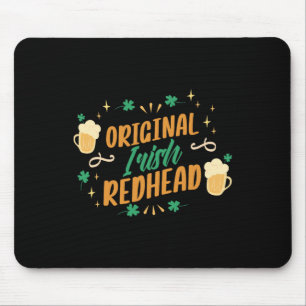 Original Irish Redhead Birthday Ireland St. Patric Mouse Mat