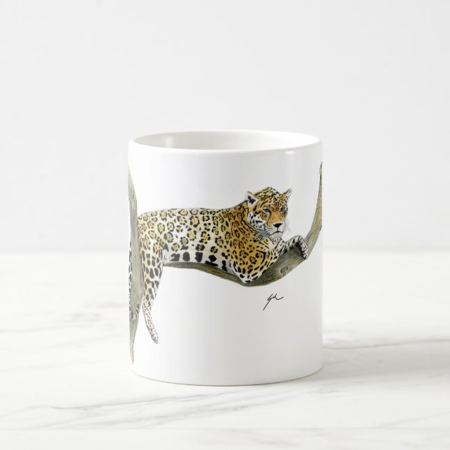 Original Jaguar Art Coffee Mug (Center)