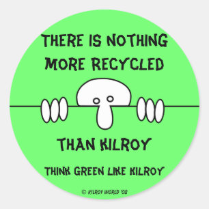 Original Kilroy Green Sticker