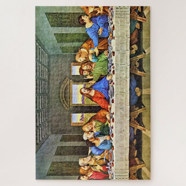 Original Last Supper Painting Jigsaw Puzzle (Vertical)