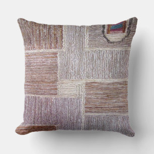 Original leather carpet craft cushion