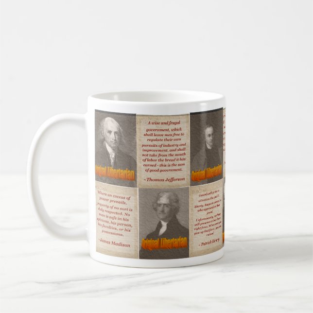 Original Libertarians Coffee Mug (Left)