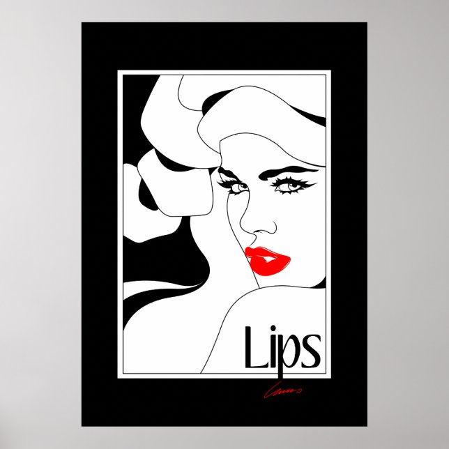 Original Lips Poster (Front)