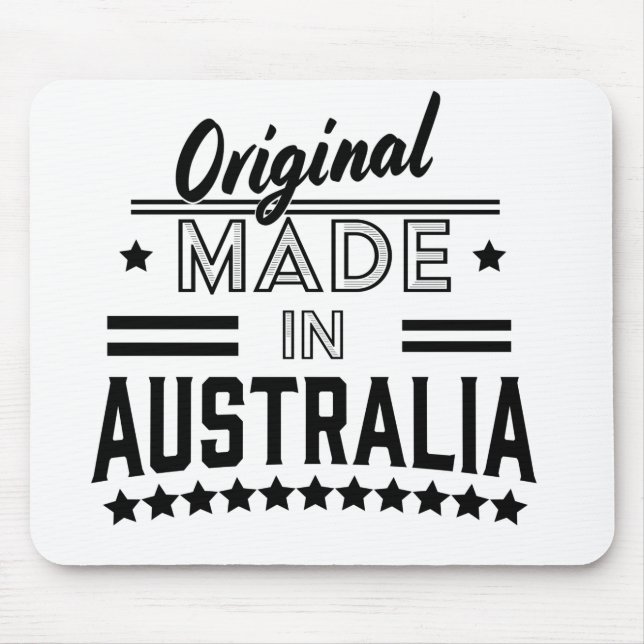 Original made in Australia Mouse Mat (Front)
