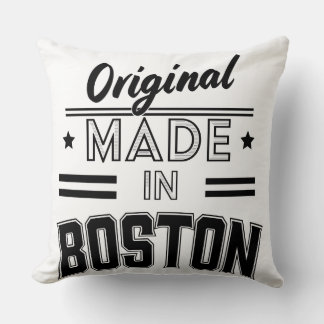Original made in Boston logo Cushion