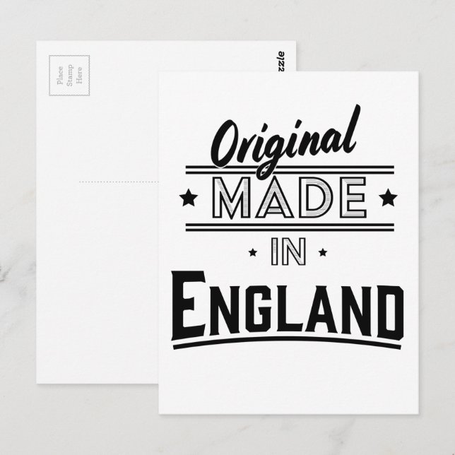 Original Made in England Postcard (Front/Back)
