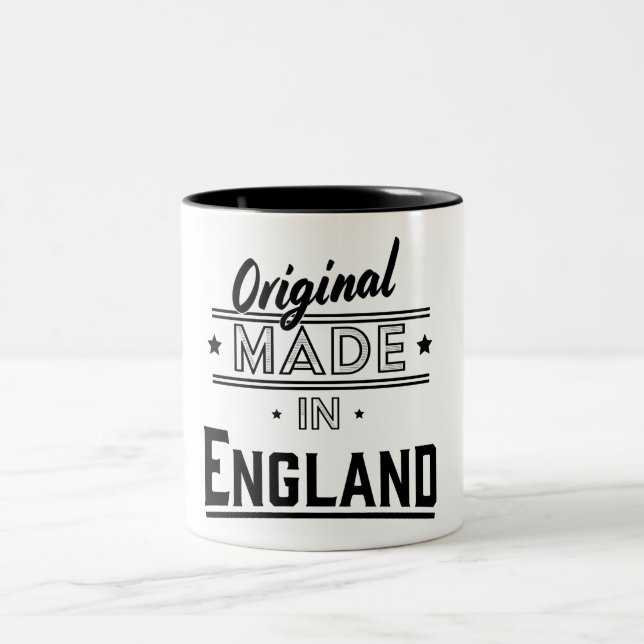 Original Made in England Two-Tone Coffee Mug (Center)