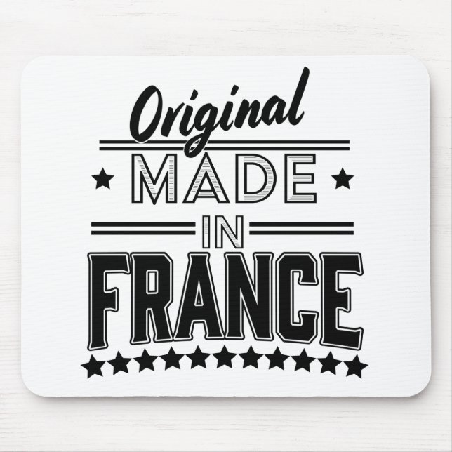 Original made in France logo Mouse Mat (Front)