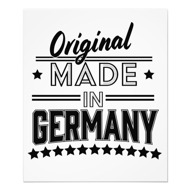 Original made in Germany Photo Print (Front)