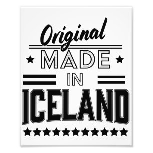 Original made in Iceland Photo Print