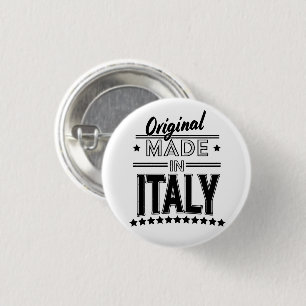 Original made in Italy logo 3 Cm Round Badge