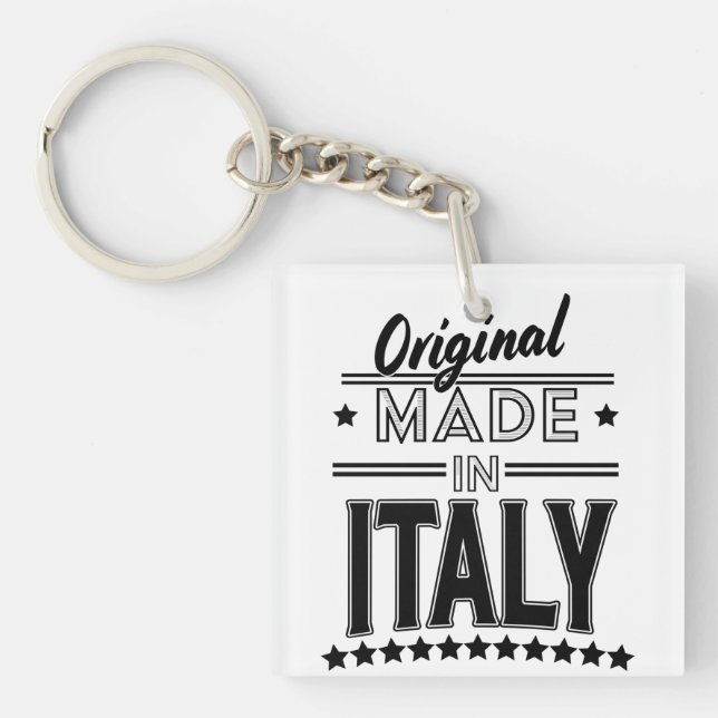 Original made in Italy logo Key Ring (Front)