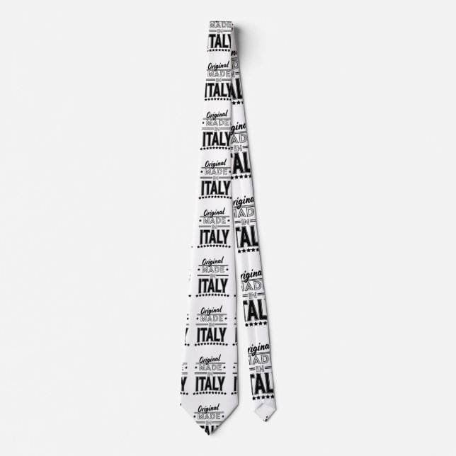 Original made in Italy logo Tie (Front)