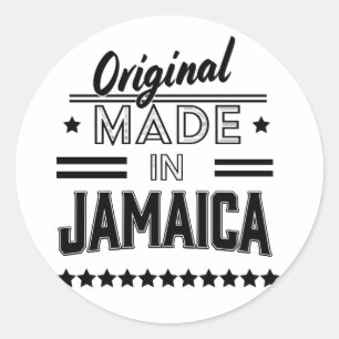 Original made in Jamaica Classic Round Sticker