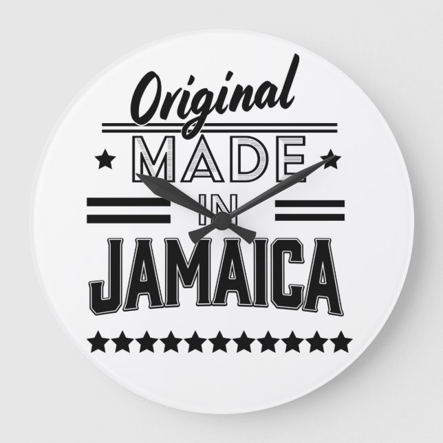 Original made in Jamaica Large Clock (Front)