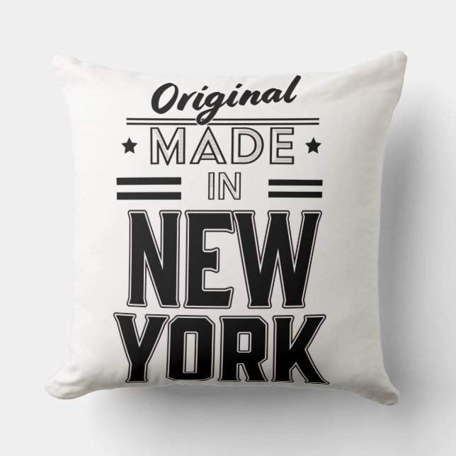 original made in New York logo Cushion (Front)