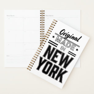 original made in New York logo Planner