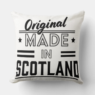 Original Made in Scotland retro logo Cushion