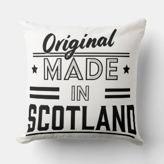 Original Made in Scotland retro logo Cushion
